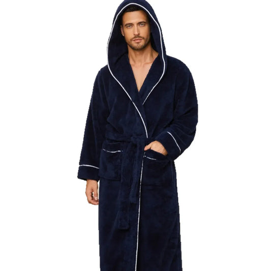Robe de chambre homme hiver longue
