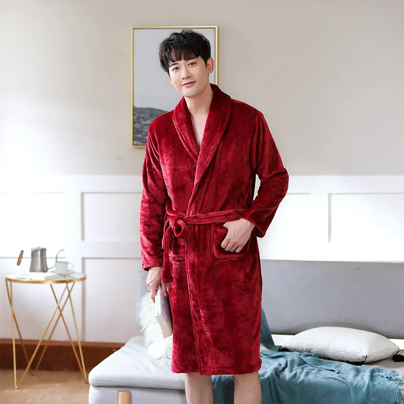 robe de chambre homme polaire