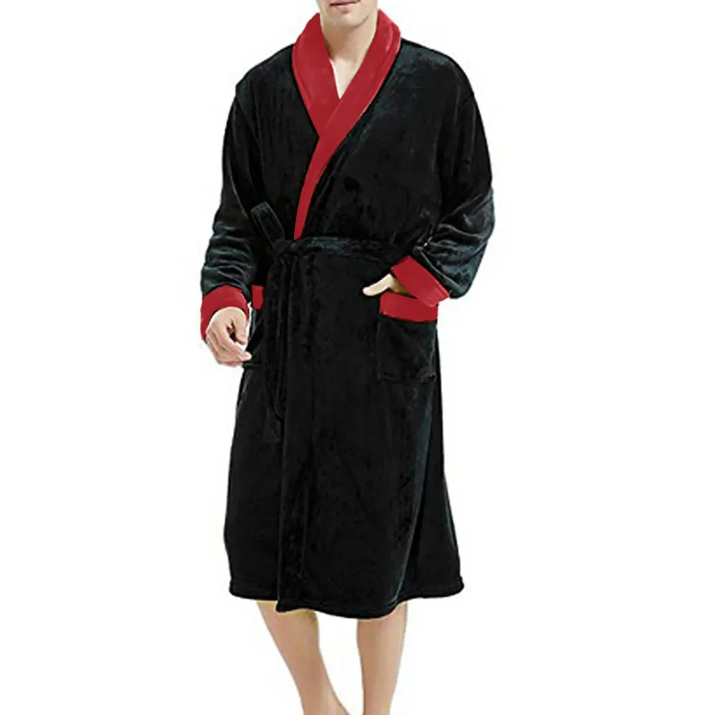 Robe de chambre homme polaire courte