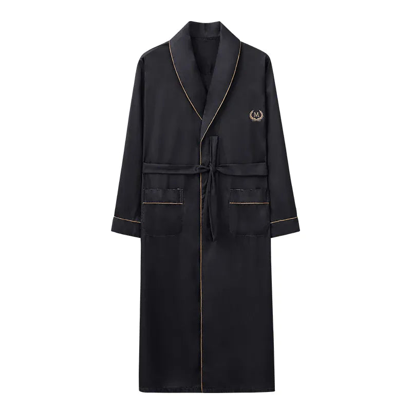 Robe de chambre homme satin