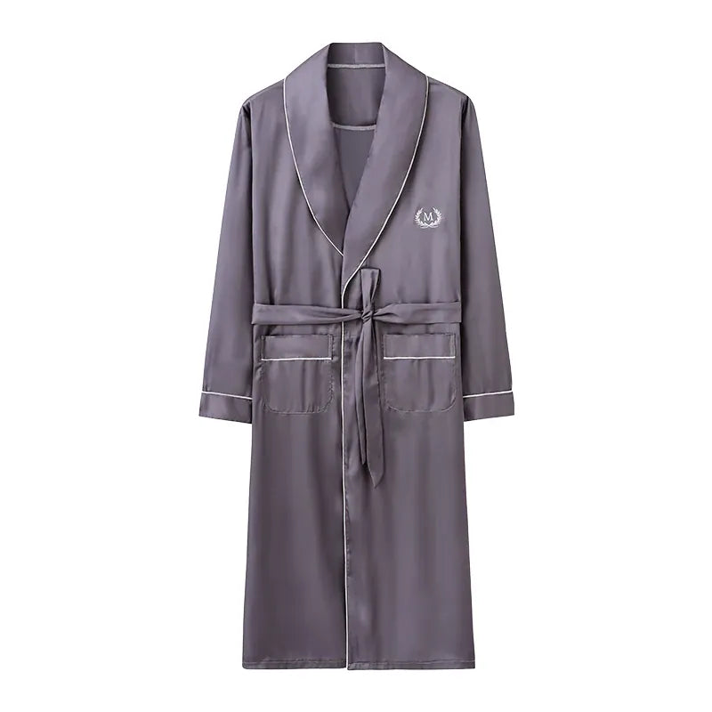 Robe de chambre homme satin