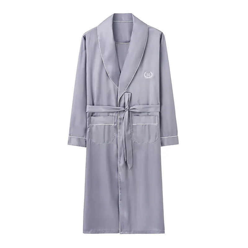 Robe de chambre homme satin