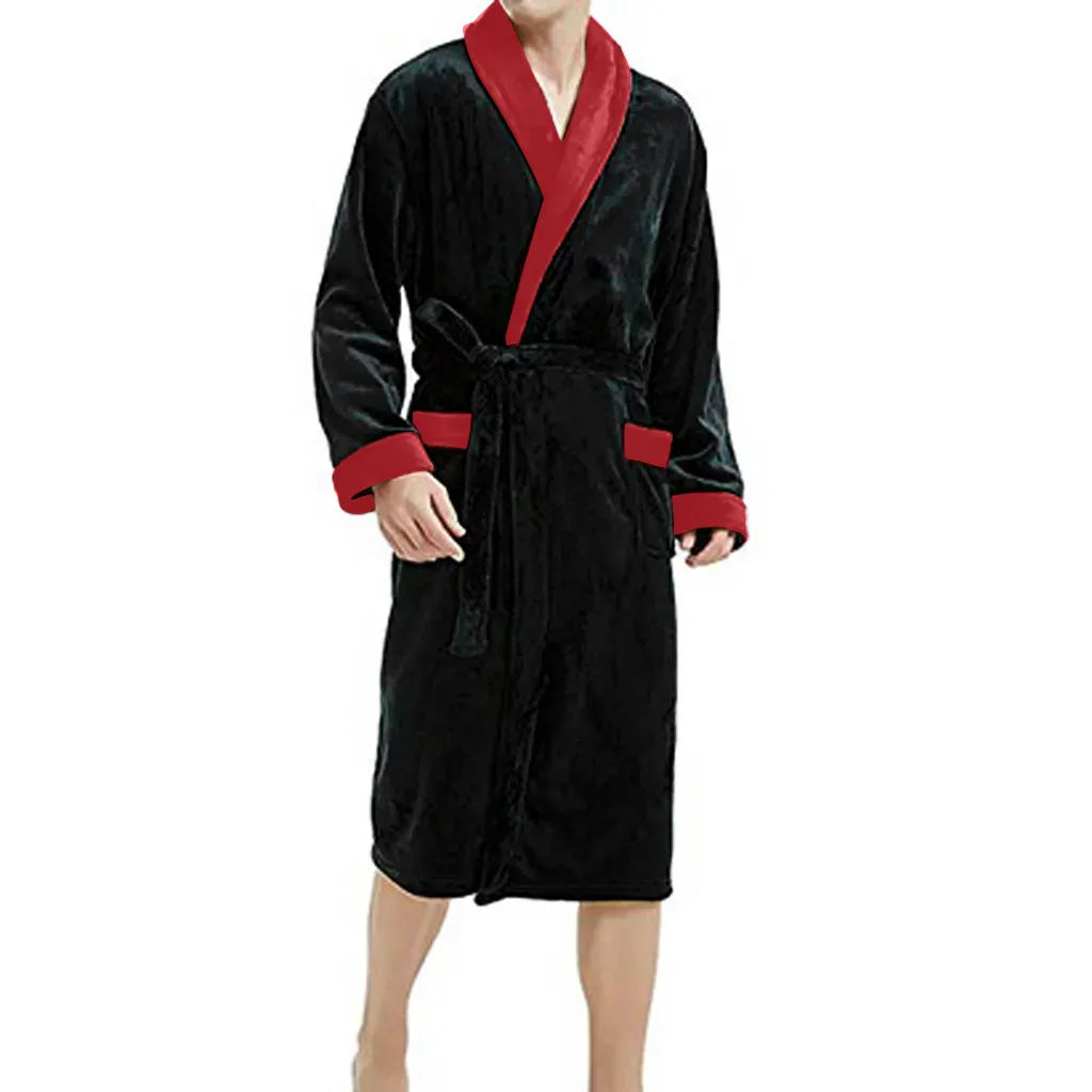Robe de chambre homme velours