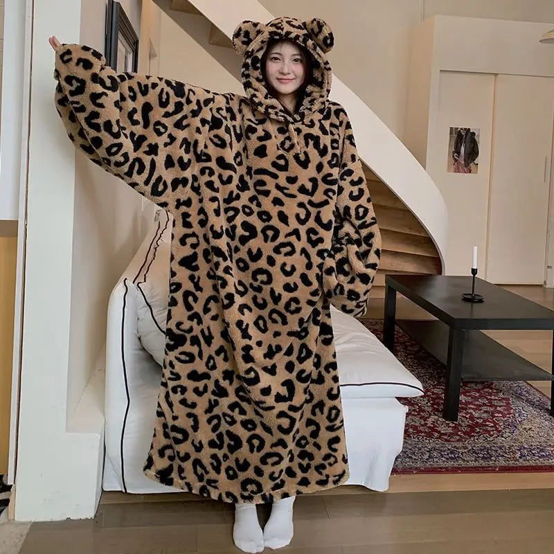 Robe de chambre montagne hiver