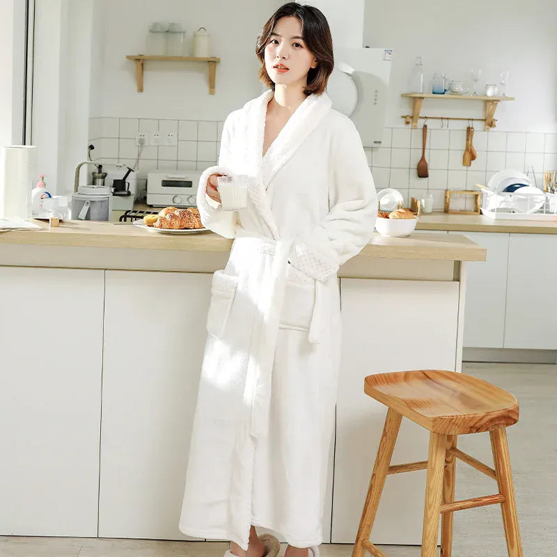 Robe de chambre polaire
