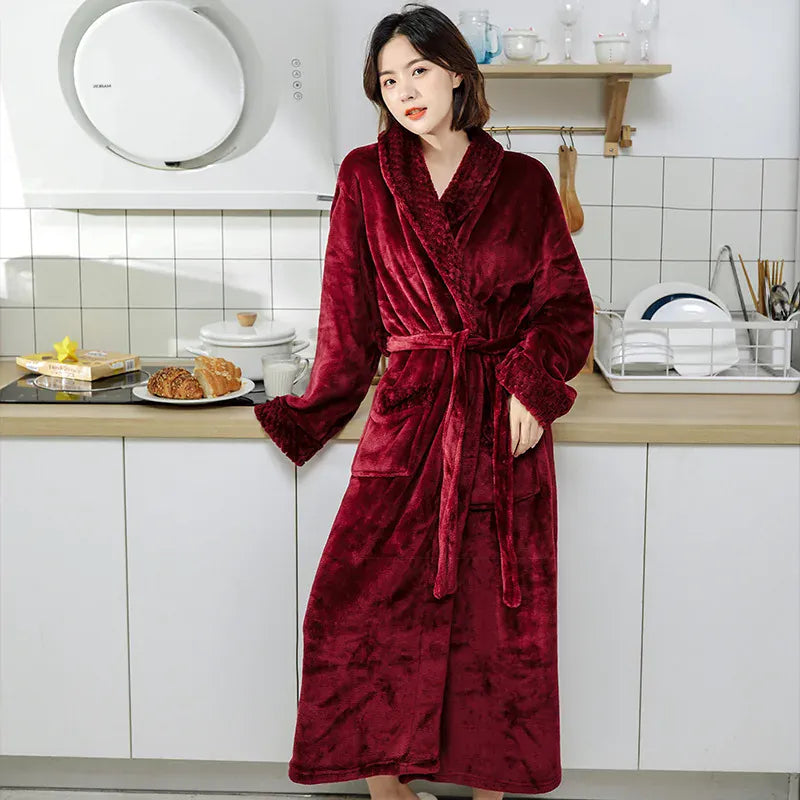 Robe de chambre polaire