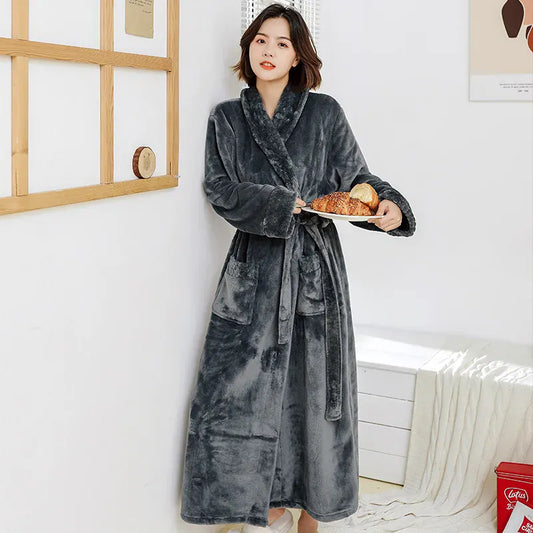 Robe de chambre polaire