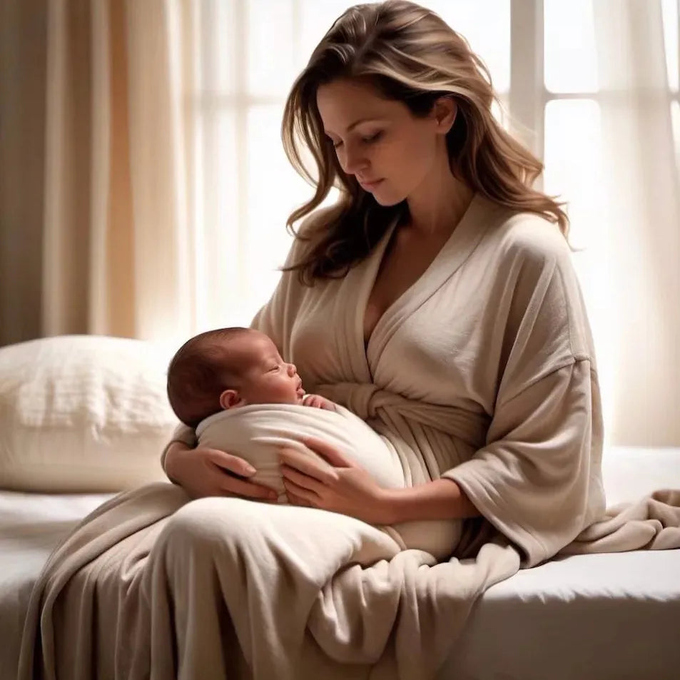 Robe de chambre post-partum
