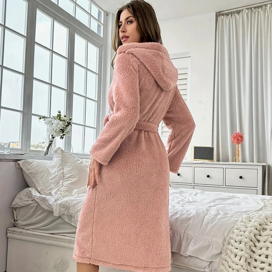 Robe de chambre rose