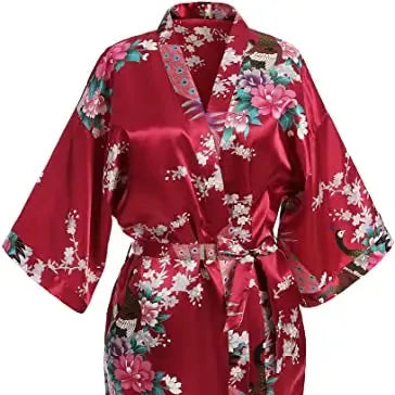 Robe de chambre rouge