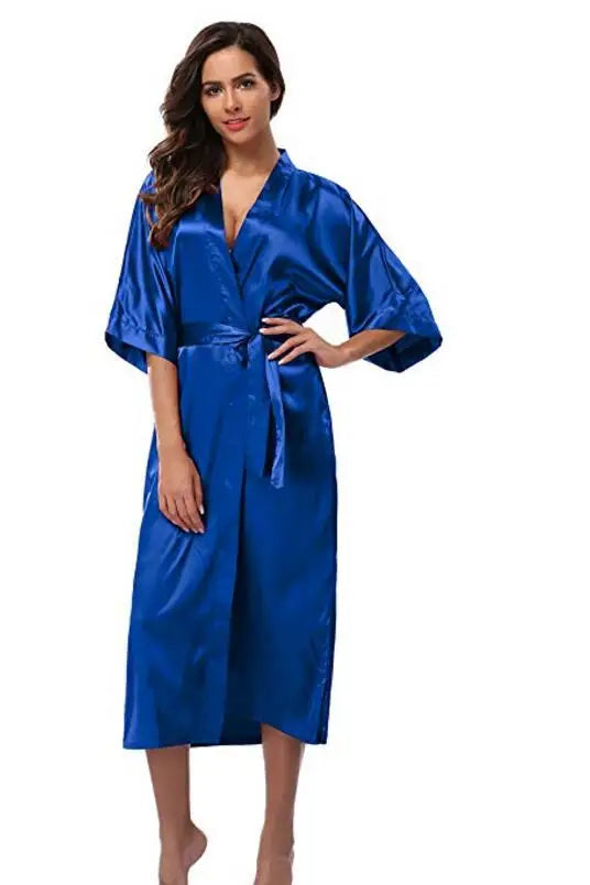 Robe de chambre satin