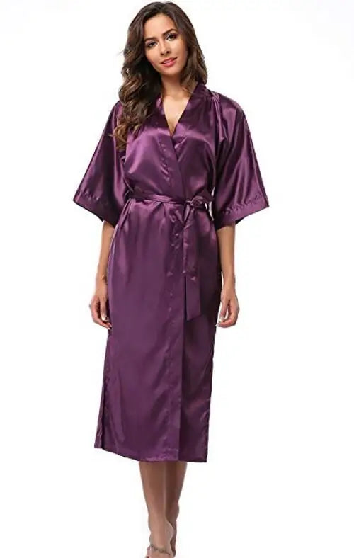 Robe de chambre satin