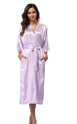 Robe de chambre satin - Vignette | Carolina-Paris
